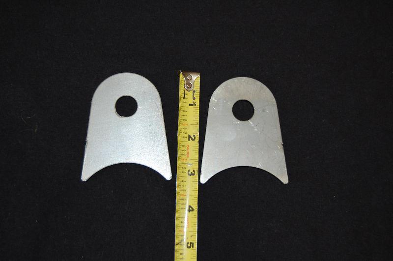 8qty -  4 link mounting axle tab bracket - 5/8" hole - 3/16" laser cut