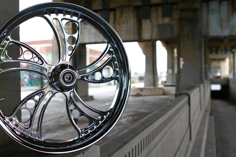 21" chrome custom motorcycle wheel for harley davidson bagger softail 