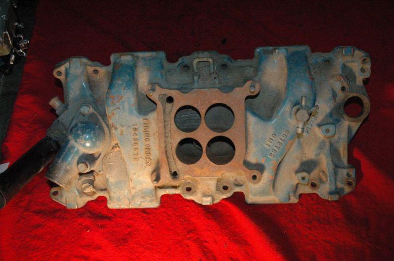 1966 3872783 h245 dated intake manifold 300hp corvette chevelle chevy ii chevy 