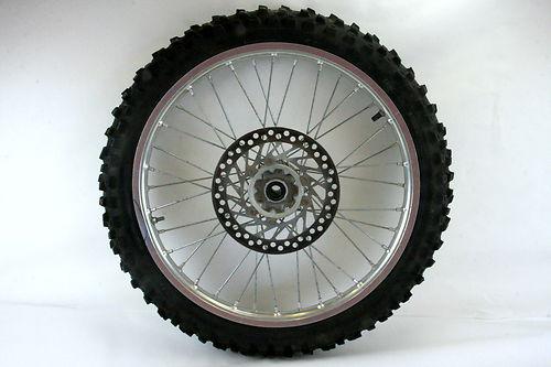 Front wheel with rotor 2003 honda crf450r crf 450r assembly 90/100-21 oem