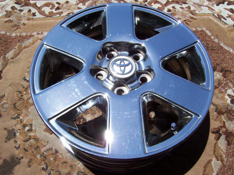 Toyota sienna le xle 16" wheel rim chrome stock oem factory 16" replace or spare