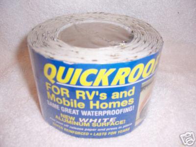 Rv - quick roof repair tape - for metal & fiberglass roofs - 3" by 25 feet