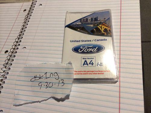 New a4 look! a3 latest update 2013 2012 2011 ford navigation sd card oem sealed