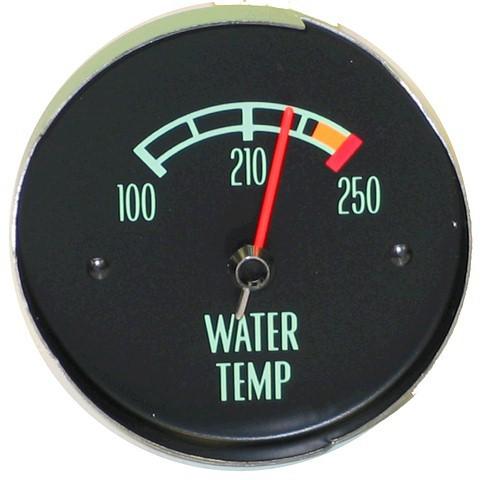 Corvette temperature gauge