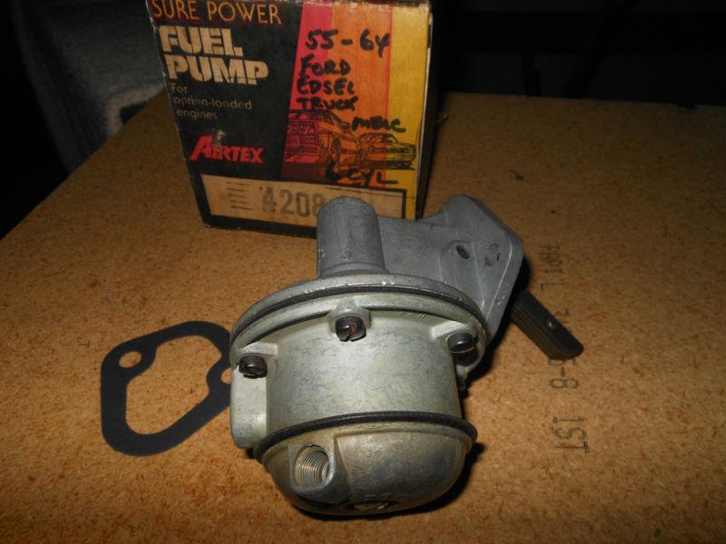 Nos airtex fuel pump #4208 ford edsel truck mercury 6 cyl engine 1955-64