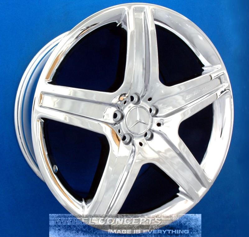 Mercedes gl550 amg 21 inch chrome wheel exchange gl 550
