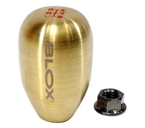 Blox racing bronze type-r counterweight shift knob 10x1.5mm 5-speed tear drop