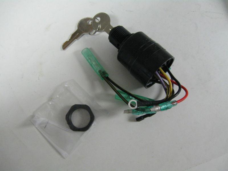 Boat ignition key switch, 3 position magneto, off-run-start mercury 87-17009a5