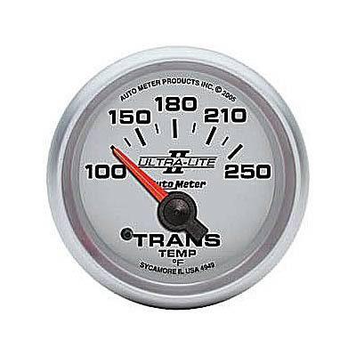 Autometer ultra-lite ii electrical transmission temperature gauge 2 1/16" dia