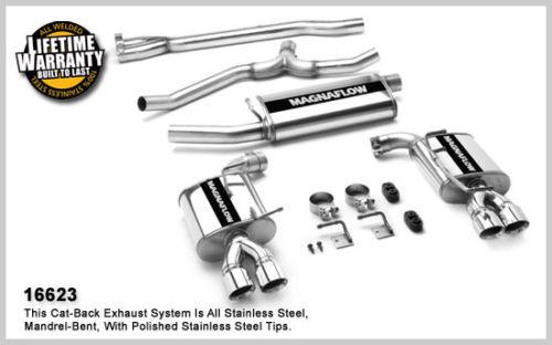 Magnaflow 16623 chrysler 300 stainless cat-back system performance exhaust