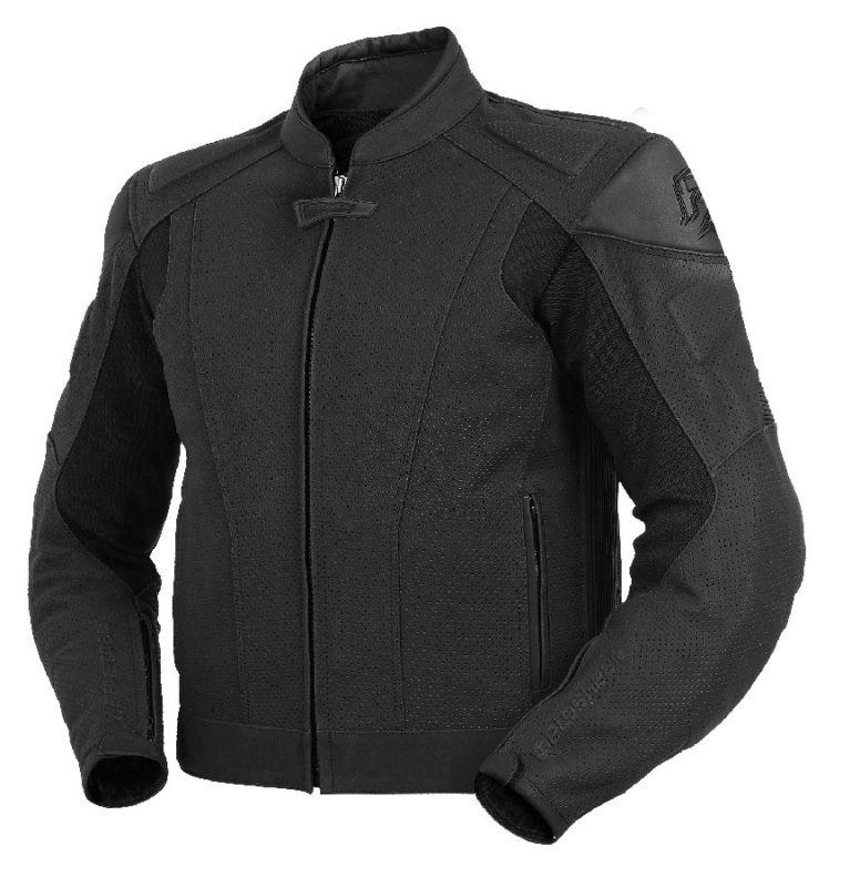 Fieldsheer air speed 2.0 leather large black motorcycle jacket lrg lg l