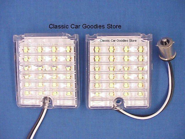 1966-1967 chevy nova led back-up lights. 24 led's. plug right in!