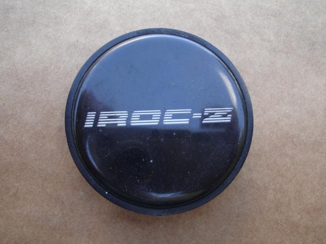 Chevy iroc-z wheel center cap black