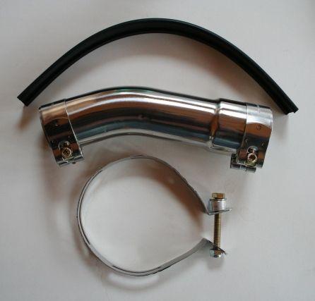 Viper suzuki sv650/s 03-09 motorcycle stainless steel connecting mid pipe