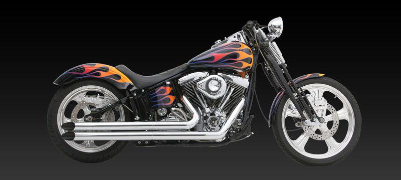 Vance & hines longshots hs exhaust for 86-06 harley davidson softail models