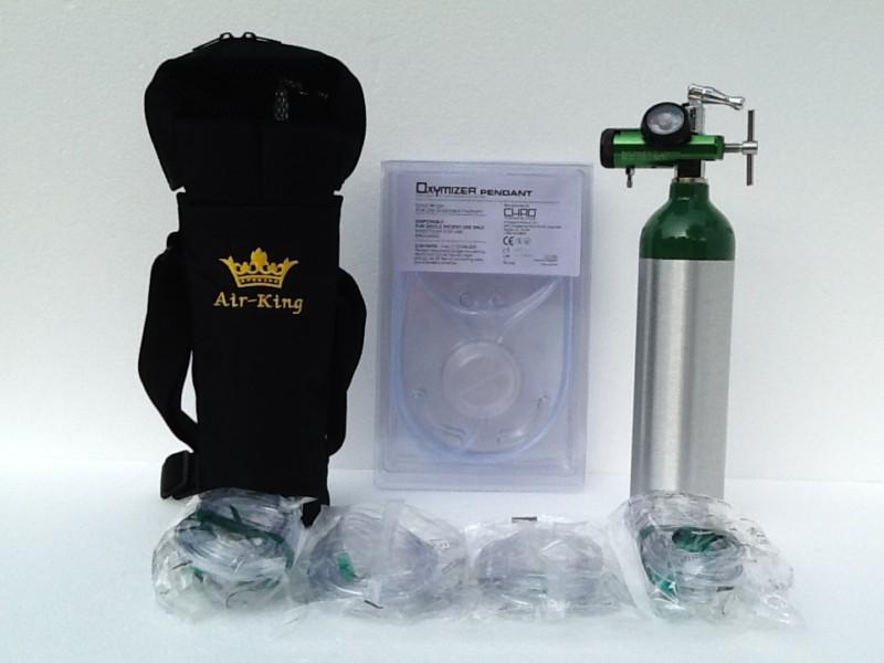 Aviation oxygen system - two place high duration portable system