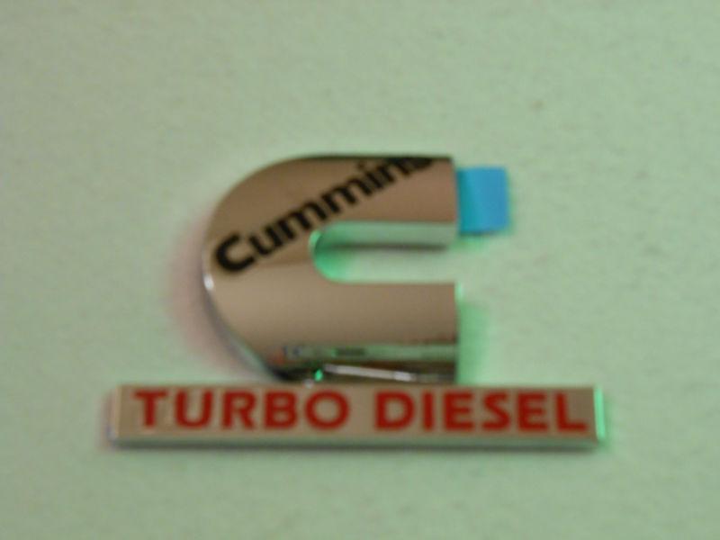 2004-05  dodge ram cummins turbo diesel emblem