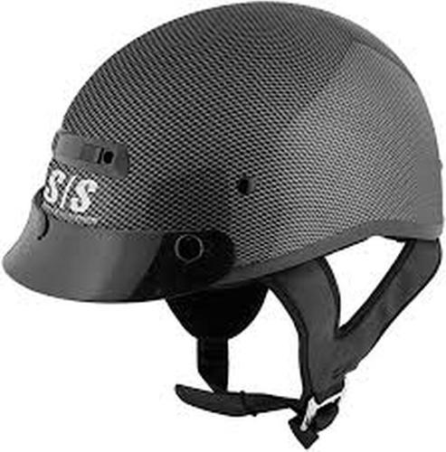Speed&strength ss300 solid speed half-helmet,carbon fiber graphic gray,med/md