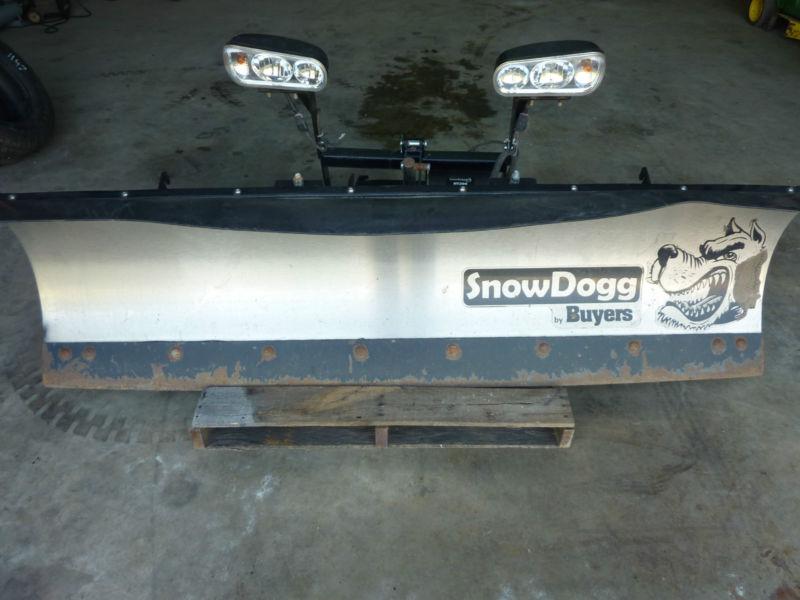 Snow dogg md75 stainless steel 7'6" snow plow