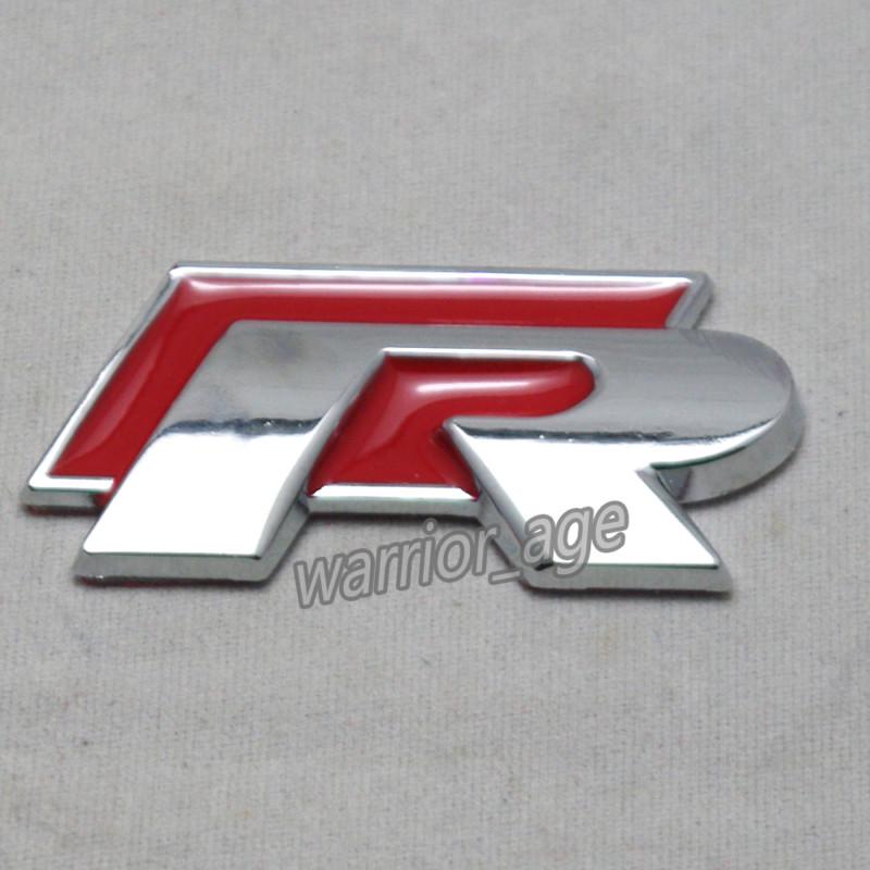R line emblem badge decal truck lib metal sticker for vw golf jetta passat polo