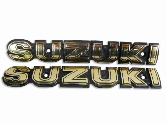 Suzuki gn250 gn125 gn450 gn400 gn 400 fuel tank emblem set 2 pcs. 