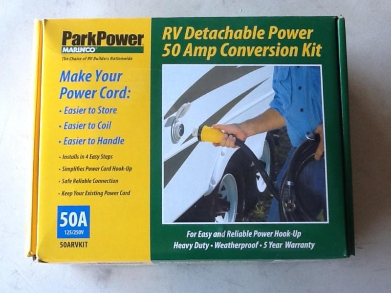 Parkpower by marinco 50 amp rv detachable power conversion kit