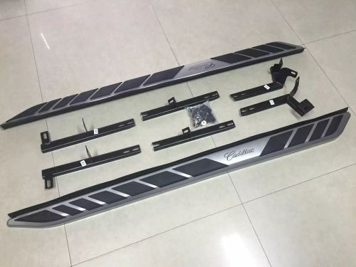 Stainless steel fit for cadilac xt5 2017 crossover running board side step bar