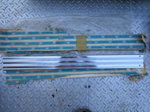 64 65 66 corvette ***nos*** interior door sill plates--in gm packaging! ncrs!