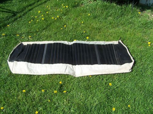 1964 galaxie 500 convertible new old stock ford rear bottom black seat cover