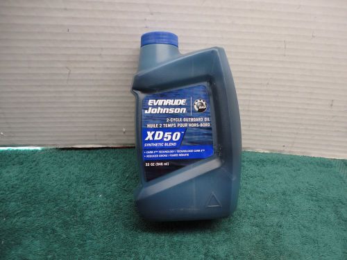 Evinrude johnson xd 50 2-cycle oil one quart 764353 free shipping