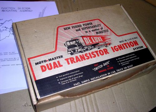 Motomaster 1960s transistor ignition 5 pole booster coil @ chevy corvette camaro