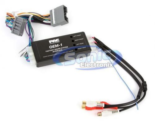 Pac aoem-chr3 amplifier add-on/replacement interface kit for dodge/chrysler/jeep
