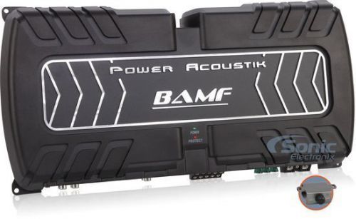 Power acoustik bamf5-2500 2500w 5-channel bamf series class ab car amplifier
