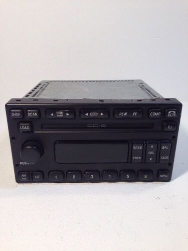 Ford in dash 6 disc cd 1999 2000 2001 2002 f150 f250 excursion 3l3t-18c815-aa