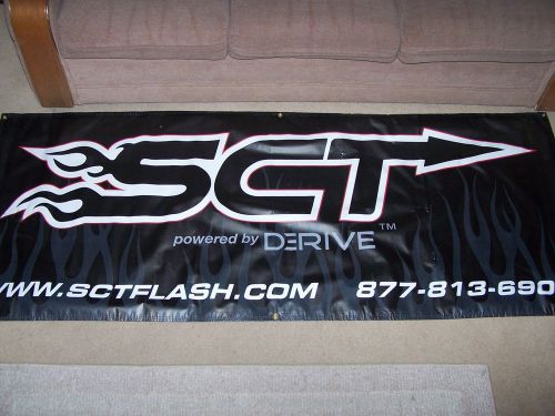 8 ft by 3 ft  - s.c.t. - banner    street outlaws