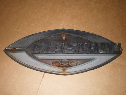 Glastron boat emblem original plastic (vintage)