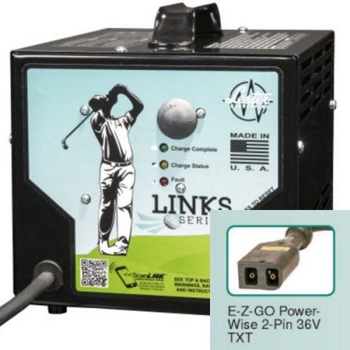 Ezgo golf cart battery charger – 36 volt – 21 amp lester electric