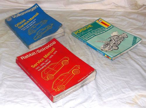 Vw service manuals 3pk robert bentley books type 1 volkswagon beetle vintage bug