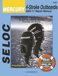 Service manual for mercury 4 stroke outboard 2005 -2011  2.5 to 350 horsepower