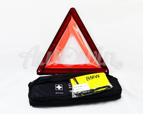 Bmw genuine emergency first aid travel kit+storage pouch/bag accessories