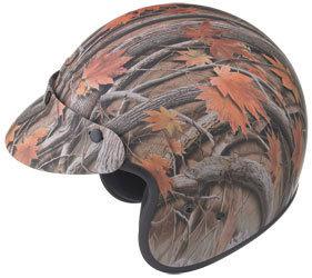 Gmax gm2x open face helmet leaf camouflage large 72-5356l new i