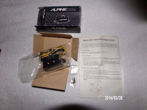 Alpine 8327 electronic impact sensor for mobile security system new old  stock