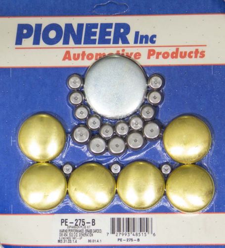 Pioneer big block chevy brass freeze plug kit p/n pe275b