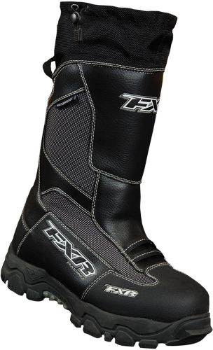 New fxr-snow excursion adult boots, black, mens 5/womens 7