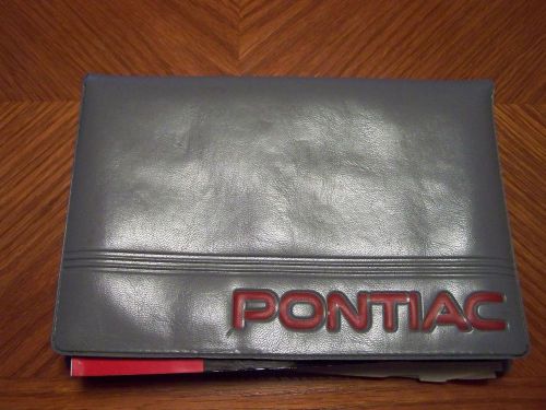 1996 pontiac bonneville owner’s manual