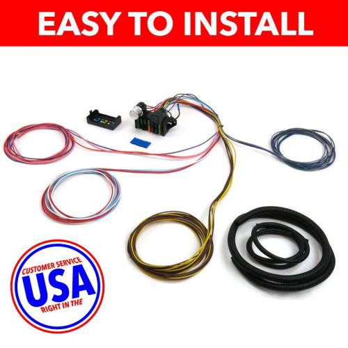 Wire harness fuse block upgrade kit for nash stranded insulation pvc jaket cross