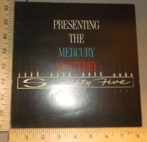 1962 mercury brochure original monterey s55