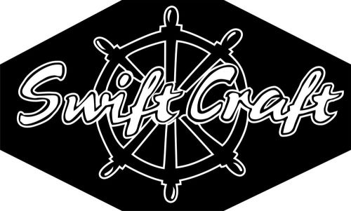 New pair of swiftcraft wheel decals 150 x 90mm quality vinyl hippynige