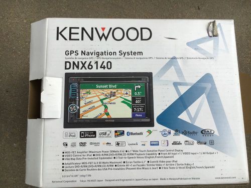 Kenwood dnx6140 in dash radio receiver gps sat radio garmin navigation dvd usb