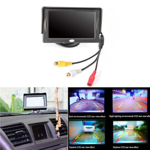 4.3 inch tft lcd hd digital monitor color screen for car rear view reversing cam